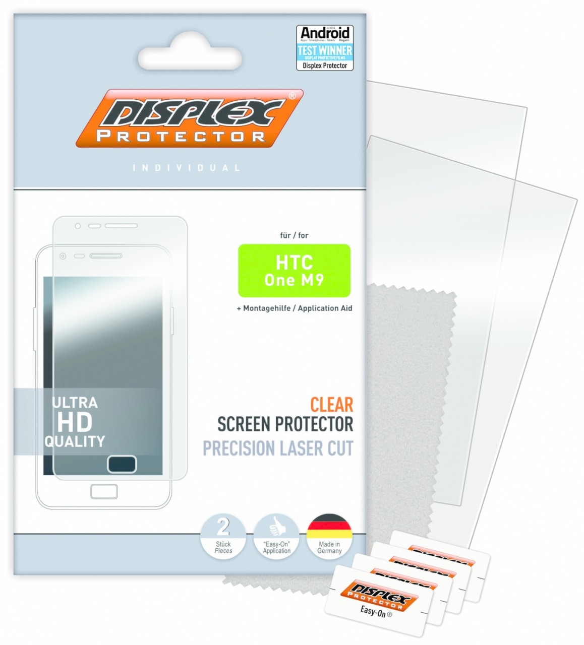 Displex Protector (2 Folien) für HTC One M9