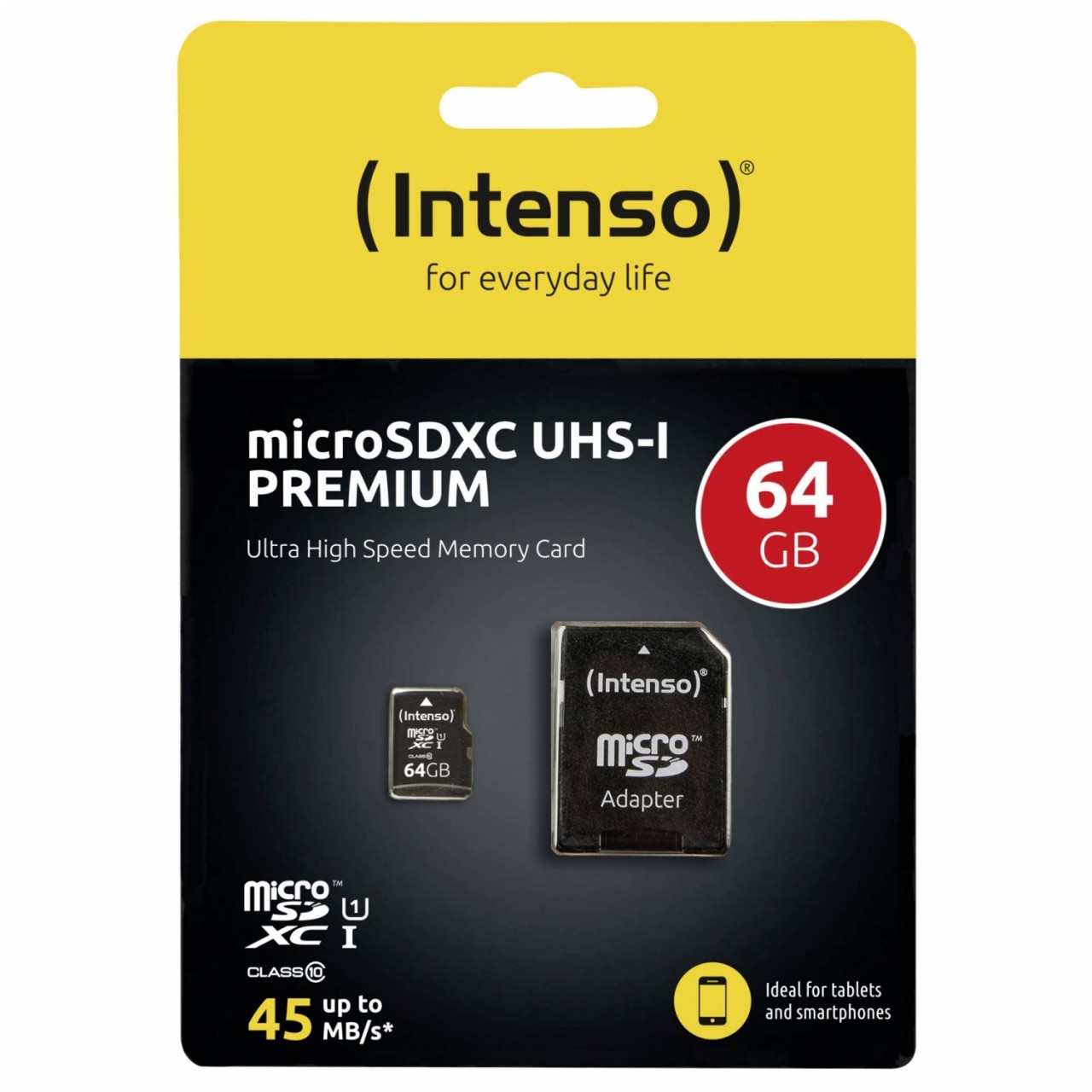 Intenso MICRO Secure Digital Card Micro SD UHS 64 GB Speicherkarte