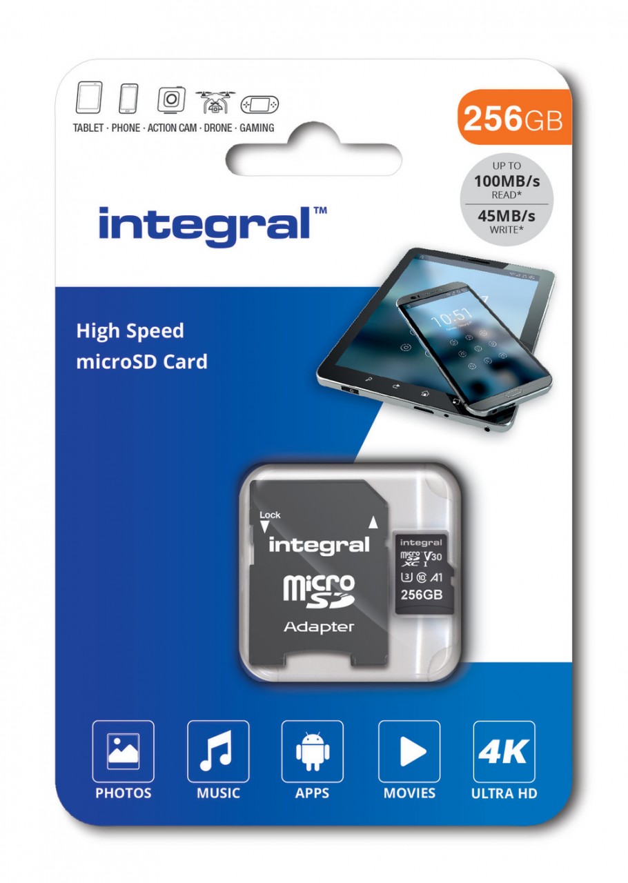 Integral INMSDX256G-100V30 Speicherkarte 256 GB MicroSD UHS-I