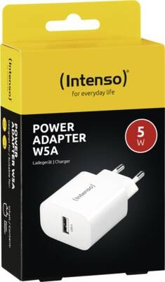 Intenso Power Adapter W5A weiß 1x USB-A 5W