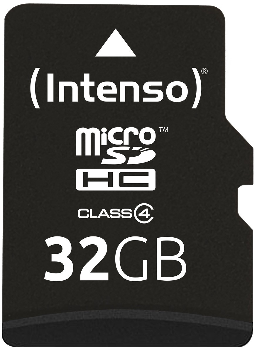 Intenso Micro SDHC 32GB Class 4 Speicherkarte inkl. SD-Adapter