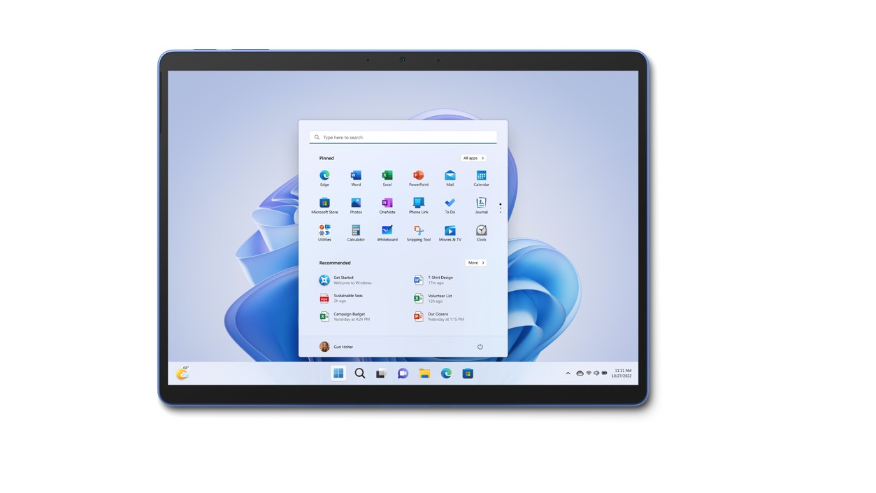 Microsoft Surface QI9-00038 Tablet 256 GB 33 cm (13 Zoll) Intel® Core™ i5 16 GB Wi-Fi 6E (802.11ax)