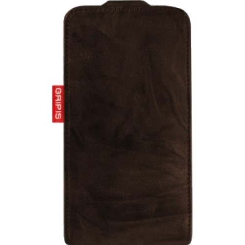 GRIPIS Agenda Bag (Creased/Knitter) Brown für iPhone
