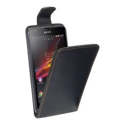 4G Systems PEDEA Flip Cover schwarz für Sony Xperia Z2
