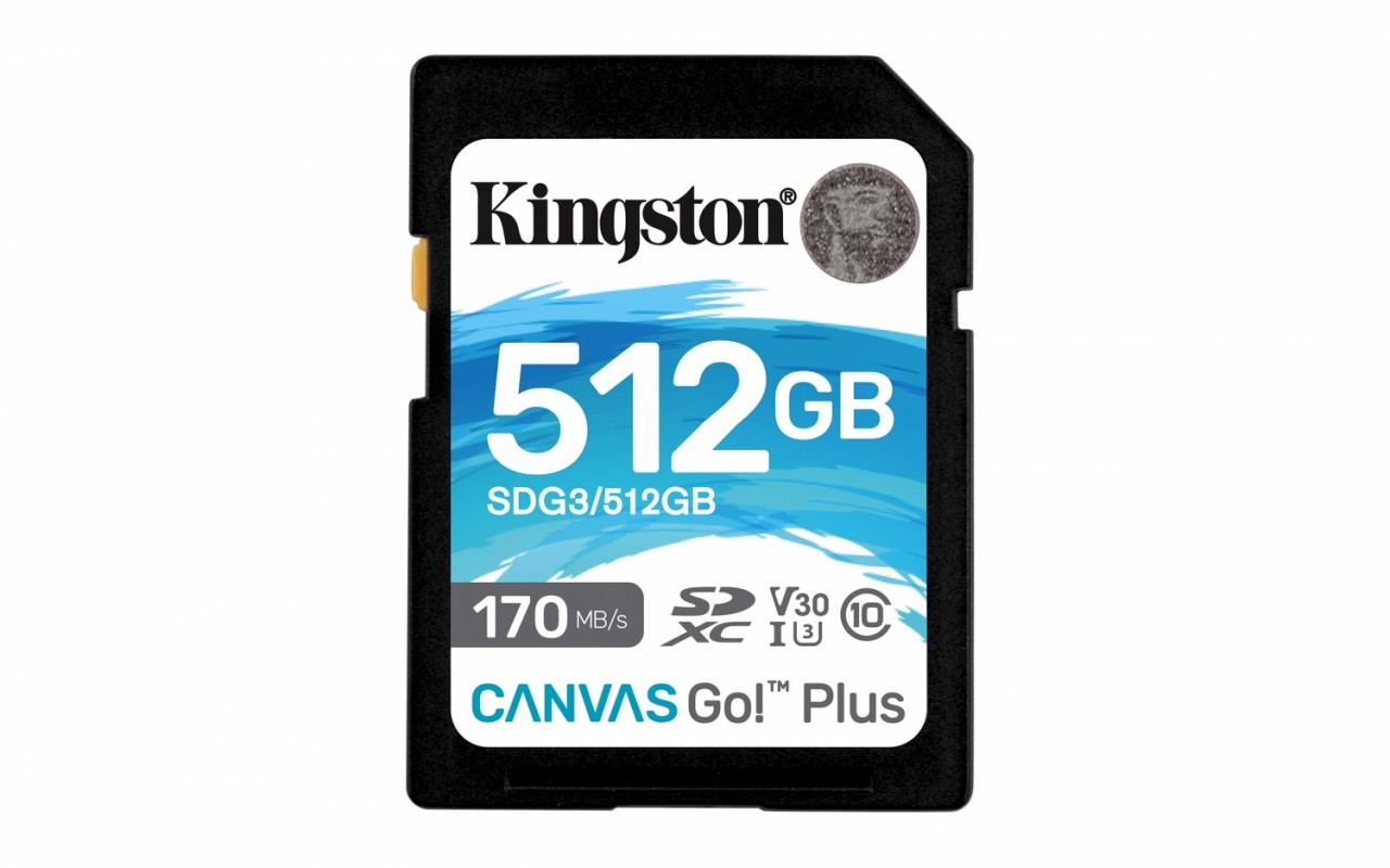 Kingston Technology Canvas Go! Plus Speicherkarte 512 GB SD Klasse 10 UHS-I
